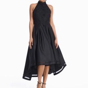 Nicole Miller sequin lace high low dress size 10